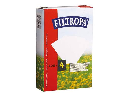 Filtropa white size 4 filter papers x 100