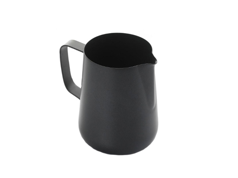 Teflon coated milk foaming jug