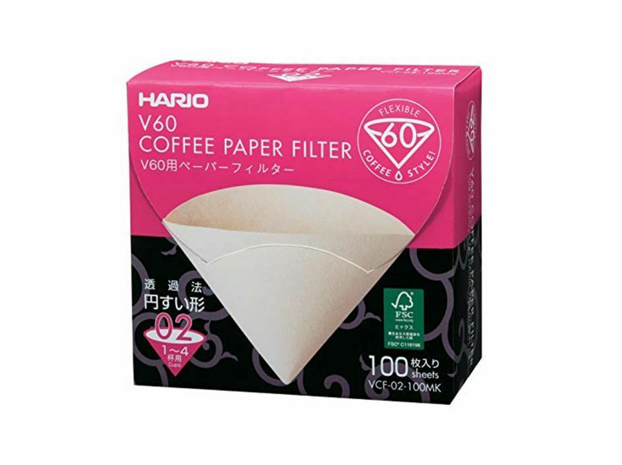 Hario V60 Filter Papers 02 Dripper Sheets x 40